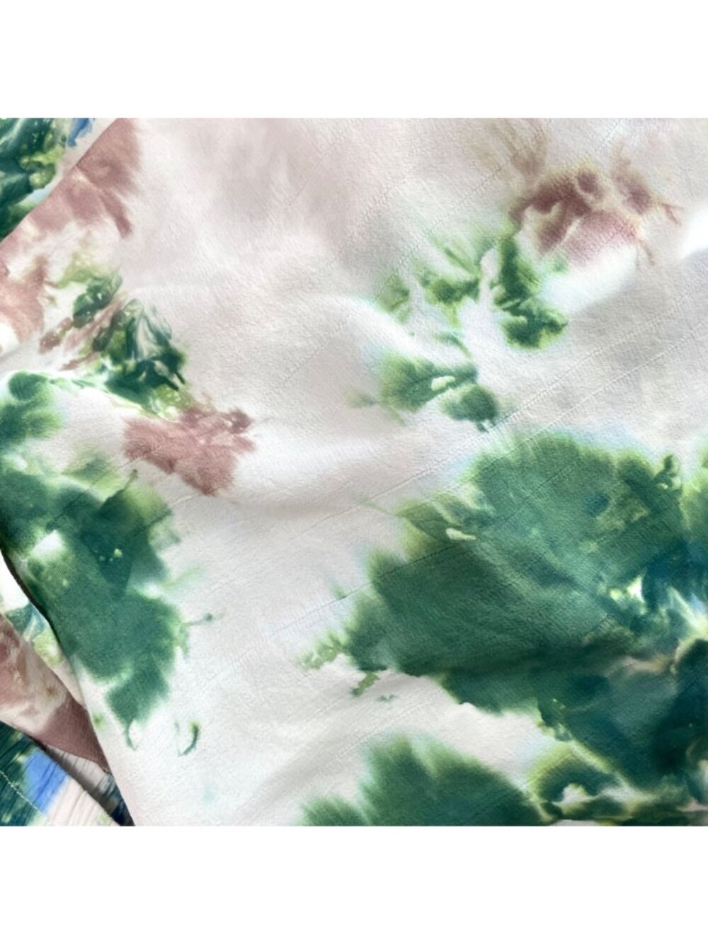 S/W/F Watercolor Maxi Shirt Size S Colorful Flowy - Picture 7 of 7